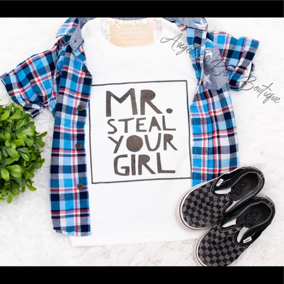 Kids Youth 🕶 Mr Steal Your Girl Graphic Tee - Picture 1 of 1